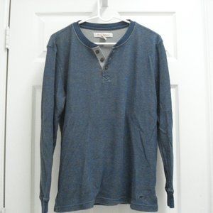 Tommy Bahama Mens Henley Waffle Long Sleeve Shirt